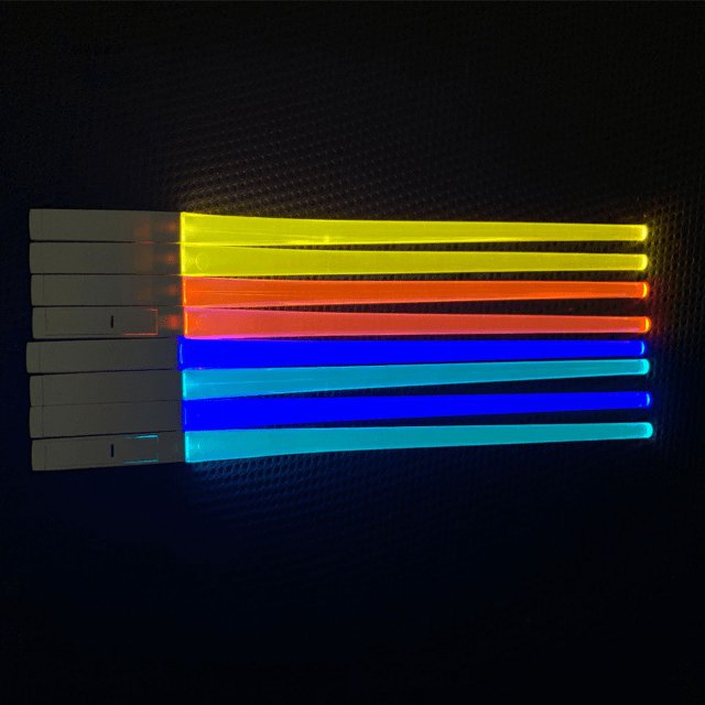 Palillos luminosos LED, juguetes para restaurantes, regalos creativos para conciertos
