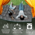 thumbnail image 5 of Manta hinchada para acampar al aire libre, ligera, alternativa, estampada, hinchada, para acampar, grande, ultra cálida, colcha superior para hamaca, manta impermeable para viajar, picnic, fiesta en l, 5 of 5