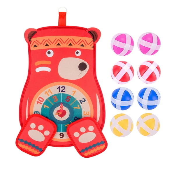 AnuirheiH Indoor Children's Dart Target Sticky Ball Throwing Toys