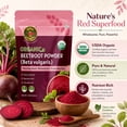 thumbnail image 2 of Spice Magic Organic Beet Root Powder 8 oz (226 g) | Beetroot, Pomegranate & Red Spinach Powder Blend | Lab Tested | Smoothies, Juices & Recipes, 2 of 9