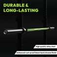 thumbnail image 5 of HANDBODE 7ft Olympic Barbell 45lb (20kg) - 1000lb High-Capacity Weight Bar for Deadlift / Powerlifting / Squat, Bench Press Bar for Strength Training Home Gym Workout, Green, 5 of 9