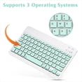 thumbnail image 4 of Teclado Bluetooth Recargable de 10 Pulgadas Teclado Bluetooth Portátil Ultrafino para , IOS, Android, Dispositivos A, 4 of 5