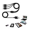 thumbnail image 2 of EIGTHTAIL USB C Splitter Cable  USB 2.0 Type A Male to USB Type C(USB-C) Male 1 to 3 Cable, 2 of 11