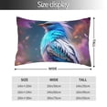 thumbnail image 2 of Salouo Beautiful Flower Blue Bird Pattern Pillow Cases,1PC Pillow Covers with Envelope Closure Decorative Pillow Case for Bed Couch,Pillows Not Included-20"x30", 2 of 6