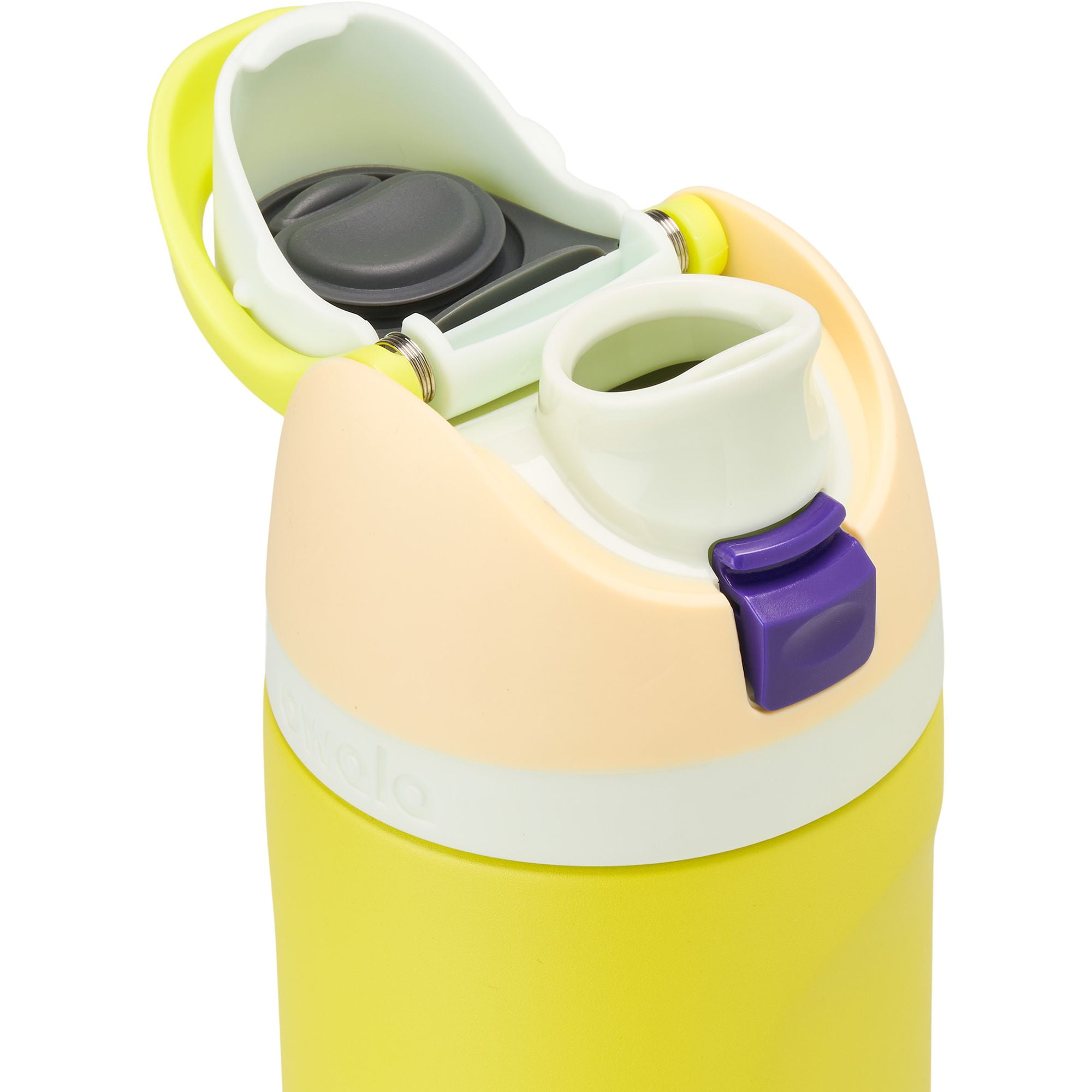 Owala 24 oz. FreeSip Insulated Stainless Steel Water Bottle - Lemon Limeade