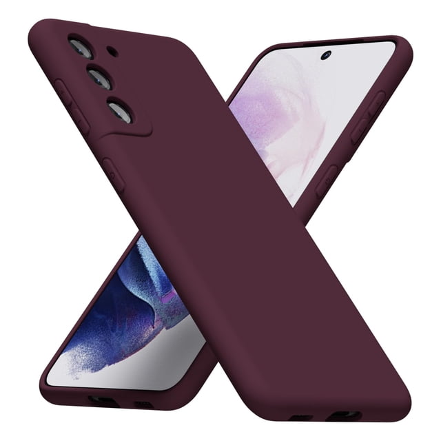 Loeoel Para Samsung Galaxy S21 Plus Funda De Silicona Minimalista Ultra Delgada Suave Gel De Goma Color Sólido Mate Tpu Linda Funda Para Mujeres Hombres Diseño Estético Femenino Y Cubierta De Cámara B