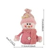 2025 New New Cute Christmas Tree Pendant Elderly Snowman Decoration