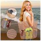 thumbnail image 3 of Mesh Beach Bag, Handbag Beach Bag Women's Large Foldable Multi-pocket Travel Bag, 3 of 5