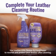 Leather CPR Heavy Duty Leather Cleaner 22oz - Car Interior Cleaner For Heavy Dirt & Grime, Heavily Soiled Furniture Leather Cleaner For Couch, Car Seat,Purses, Shoes, Boots, More