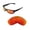 Fire Red Mirror Coated - Polarized, variant on Walleva Ice Blue Polarized Replacement Lenses for Maui Jim Stingray Sunglasses