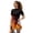 Burning Fire Flame, variant on Psesaysky Burning Fire Flame Print Womens Tennis Dress Short Sleeve Golf Athletic Dress with Built in Shorts for Women Workout Exercise Outfit with Pockets