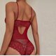 thumbnail image 5 of Conjunto de lencería sexy de encaje hueco en la espalda de color sólido de una pieza sexy de moda para mujer Fridja  nalpqowj38098, 5 of 9