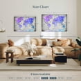 thumbnail image 4 of Elephant Stock Hued World Map Wall Art - Horizontal Canvas Wall Art - Living Room Wall Decor - Map Canvas - Gray And Blue Decor - 45" x 30", 4 of 8