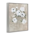 thumbnail image 3 of Stupell Industries Shabby Chic Flowers on Neutral Beige Gray Framed Giclee Art, 24 x 30, by Nan, 3 of 8