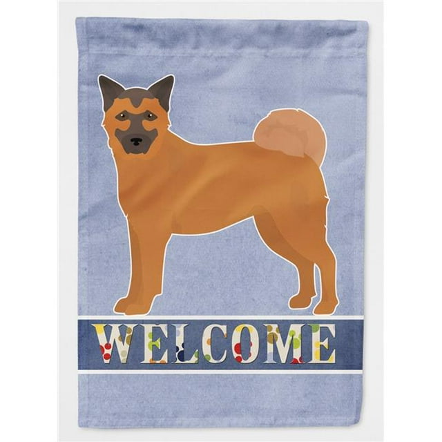 Carolines Treasures CK3725CHF Chow Shepherd Welcome Flag Canvas House Size