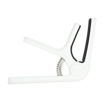 SOPOTUTU Guitar Capo for Acoustic Guitar Accessories White Plastic Steel 1Pack 9.57X3.74X0.39In