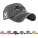 thumbnail image 1 of Gorra de béisbol de mezclilla vintage Sincero ajustable negra, 1 of 5