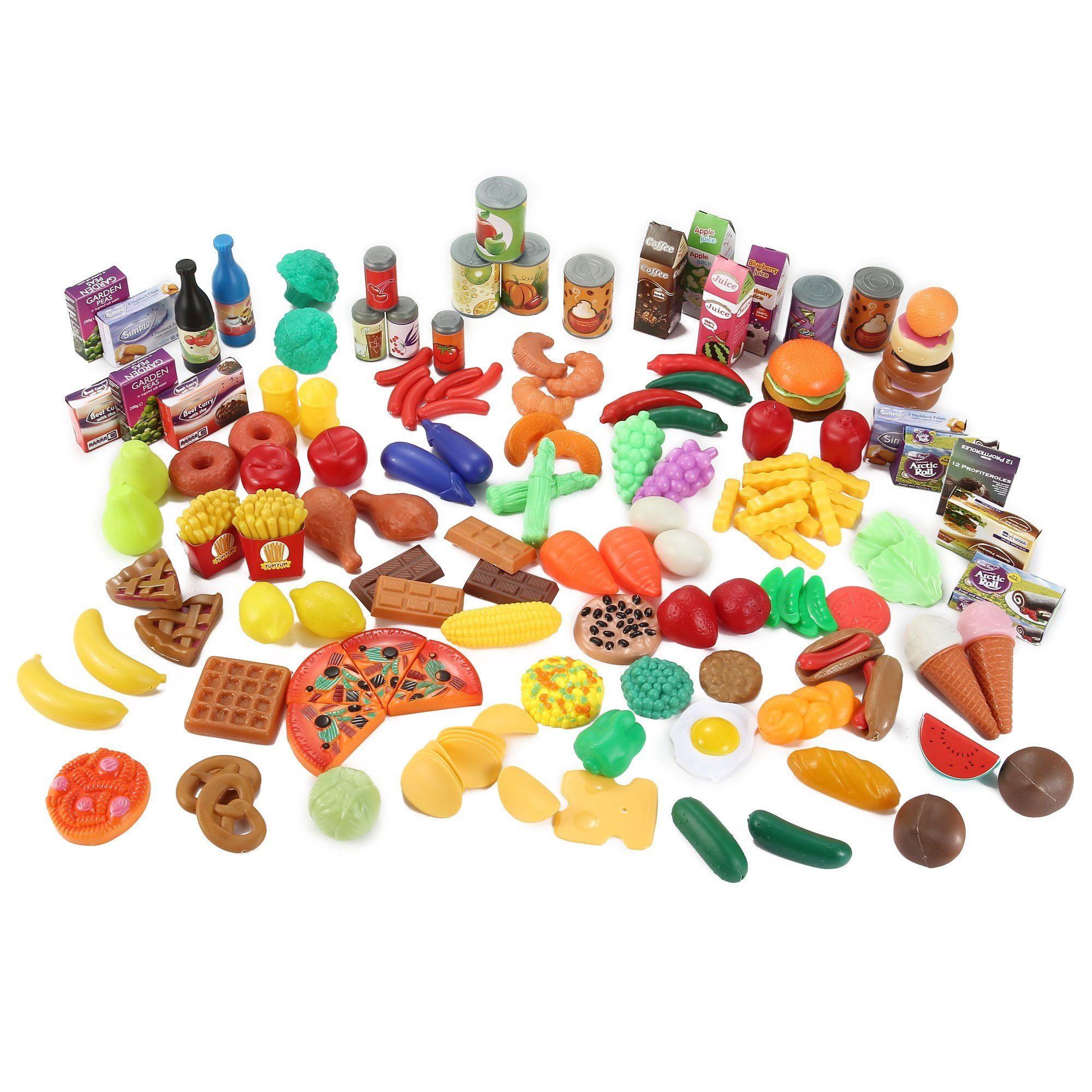 Liberty Imports 150 Piece Super Market Grocery Play Food Assortment Toy... 