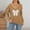 Coffee, variant on Ayolanni Bow Women's Sweaters off the Shoulder V Neck Black Cute Plus Size Valentine's Day Sweaters Blouse for Women L