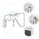 thumbnail image 3 of unbranded 1Ud Rack De Cocina En Acero Inoxidable Para Guardar Tapas Y Tablas Colgante Sin Perforación Plata, 3 of 8