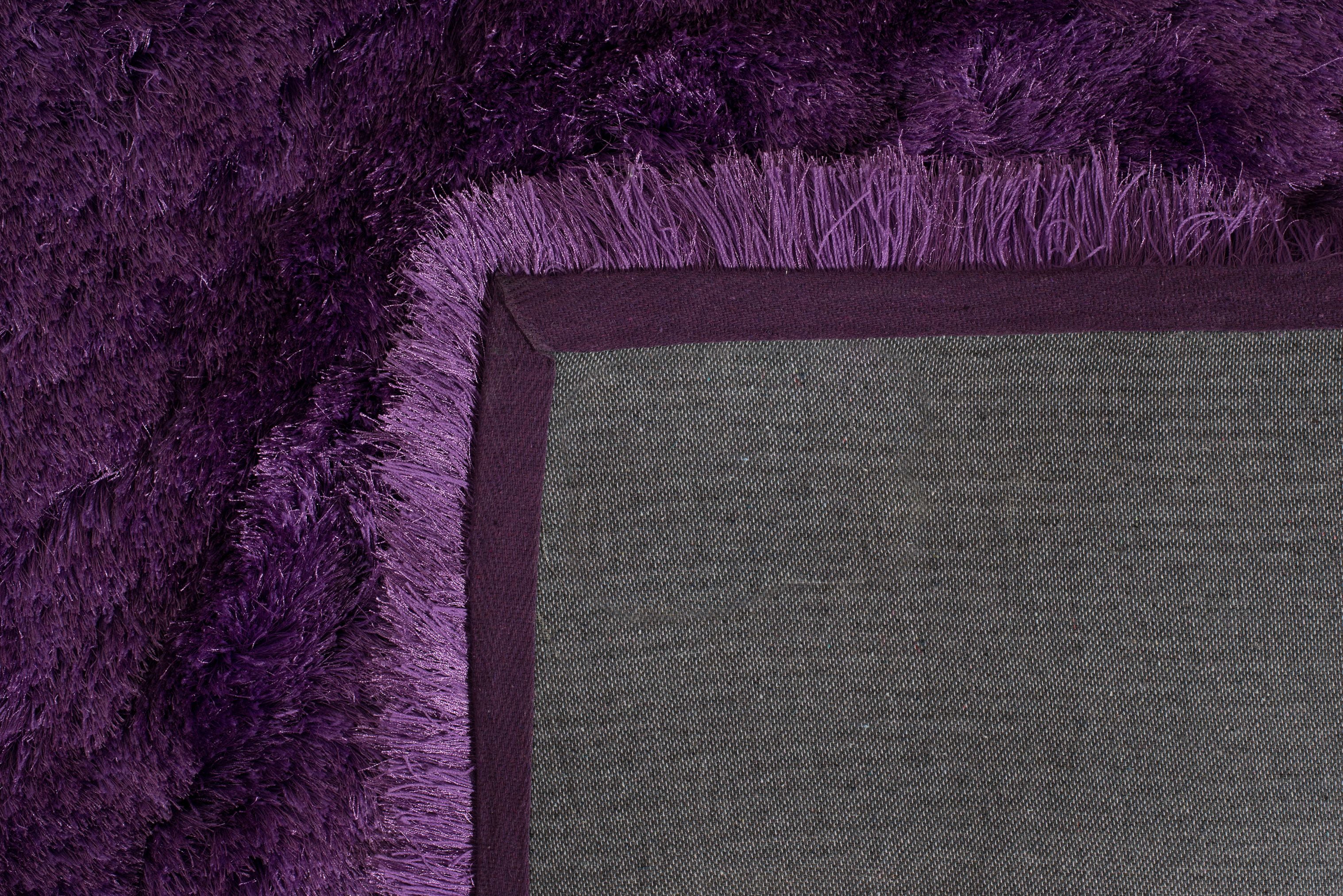 United Weavers Benella Nubia Purple Woven Polyester Shag Area Rug