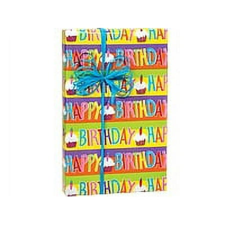Happy Birthday Birthday / Special Occasion Gift Wrap Wrapping Paper-16ft
