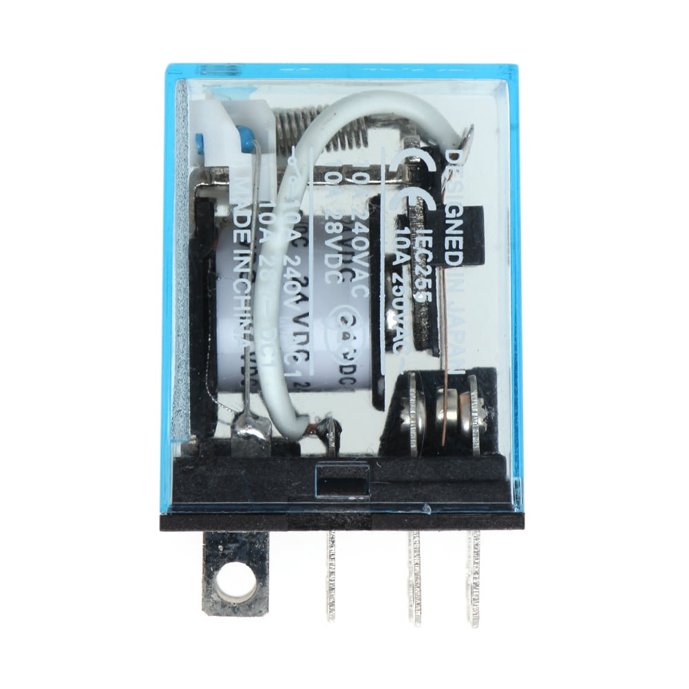 Replacement Power Relay Coil MY2NJ 8PIN 10 A Each Poles With Socket LED Working 