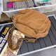 thumbnail image 4 of Bolso bandolera de pana Bolsos de hombro de gran capacidad a la moda Bolso informal (Caqui), 4 of 8