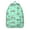 Greenish-blue-1, variant on Dinosaur Lover’s Backpack for Teens, Funny and Cute Dino Pattern College Bookbag with Reinforced Straps and Double Zippers