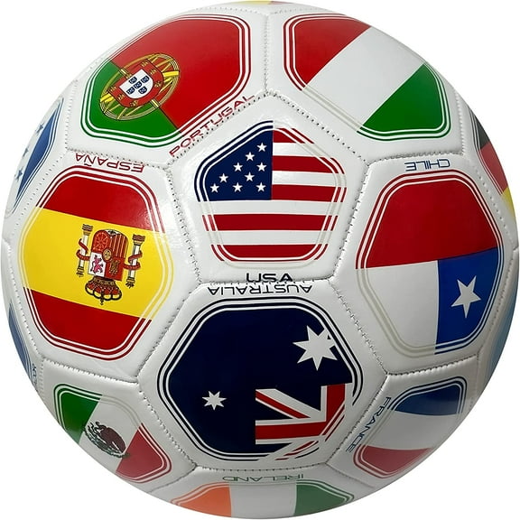 Country Flags Soccer Ball Size 5, World Cup Ball, World Club National Teams, Flag Soccer Ball Size 5