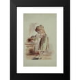 thumbnail image 2 of Dupenvant 13x18 Black Modern Framed Museum Art Print Titled - Little Girl Cooking, 2 of 5