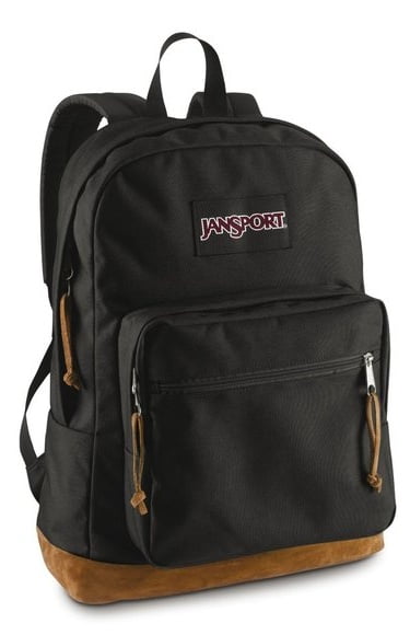 jansport backpack leather bottom