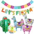thumbnail image 1 of Fiesta de decoración de fiesta de carnaval con banner de globo de carnaval de cactus de alpaca LingWen 8390606732408, 1 of 1