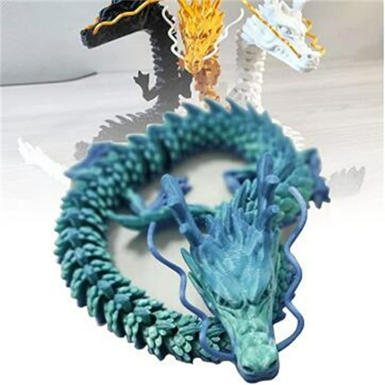3D Printed Feather Flying Dragon Model Tabletop Decoration Gift Toys for  Adults Action Figure with Movable Joints 3D Printing - AliExpress