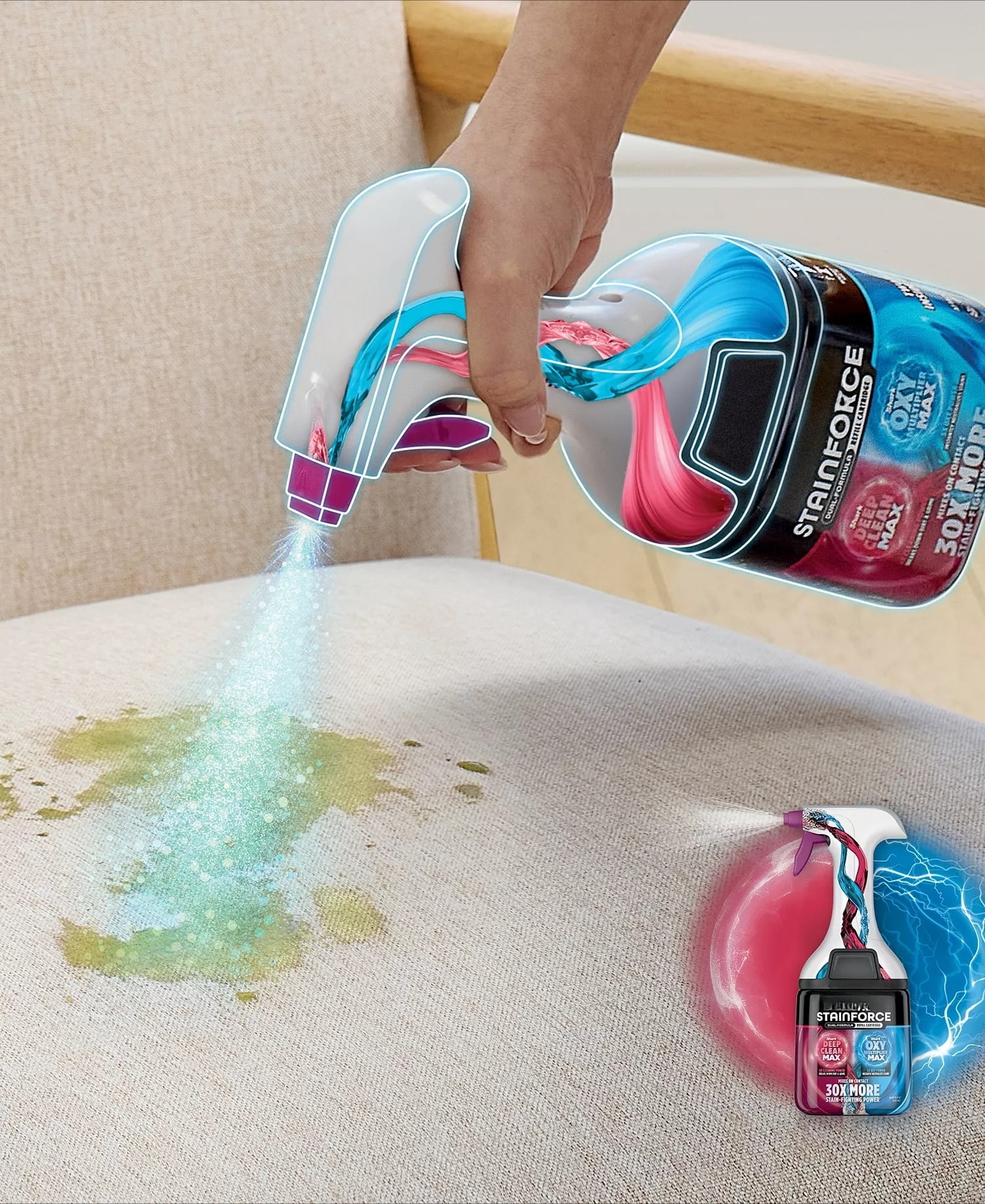 StainForce Portable 15" Spot Stain Cleaner