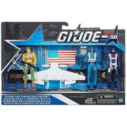 G.I. Joe, 50th Anniversary, Chase for the MASS Device Action Figure Set [Duke, Cobra Commander, and Cobra CLAWS Trooper], 3.75 Inches