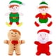thumbnail image 1 of PELUCHERIA - Set de 4 Peluches Navideños 15 cm, 1 of 6