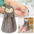 thumbnail image 2 of Toalla De Mano Que Se Puede Colgar, Toalla Absorbente, Toalla De Mano Para Niños, Toalla De Mano Para Bebés, Pingüino Y Pato Adorables, Suave Y Agradable Al Tacto., 2 of 7