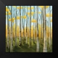 thumbnail image 2 of Milan, Vittorio 20x20 Black Modern Framed Museum Art Print Titled - Birch Woods II, 2 of 5