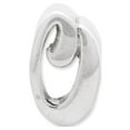 thumbnail image 3 of Letter O Script Charm .925 Sterling Silver Antique Finish Reflection Beads - QRS1430O, 3 of 5