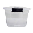 thumbnail image 1 of Caja Organizadora Joy Multiusos Translucida Tapa con Broches Negros 29 Litros, 1 of 3