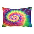 thumbnail image 1 of RYLABLUE Decorative Colorful Tie Dye Zippered Pillowcase Pillow Cover Size 20x30 inches Two Side, 1 of 1
