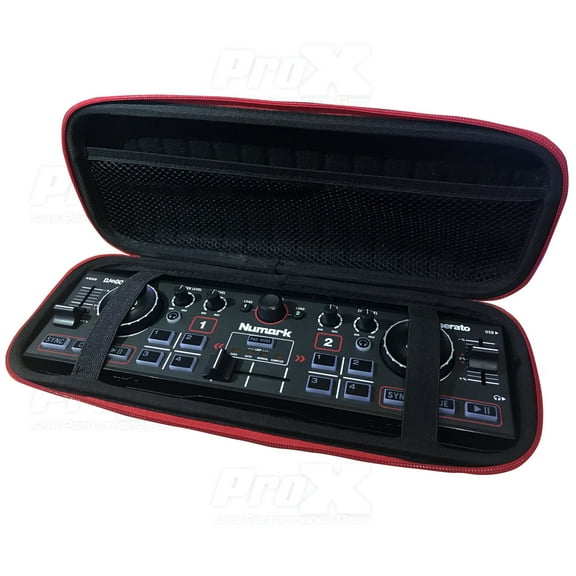 ProX XB-DJ2GO2 Nano DJ Controller ZeroG EVA Ultra-Lightweight Molded Hard-Shell Case fits Numark DJ2GO2