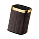 thumbnail image 4 of Cubo de basura de cocina con tapa abierta, contenedor de residuos ligero de gran capacidad Oro de 12 litros, 4 of 9