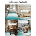 thumbnail image 6 of Teal and Area Rug for Bedroom 3x5 Ft White Gradient Super Soft fuzzy Throw Rug Non-Slip Fluffy Plush Indoor Floor Carpet for Living Room Nursery Home Decor, 6 of 8