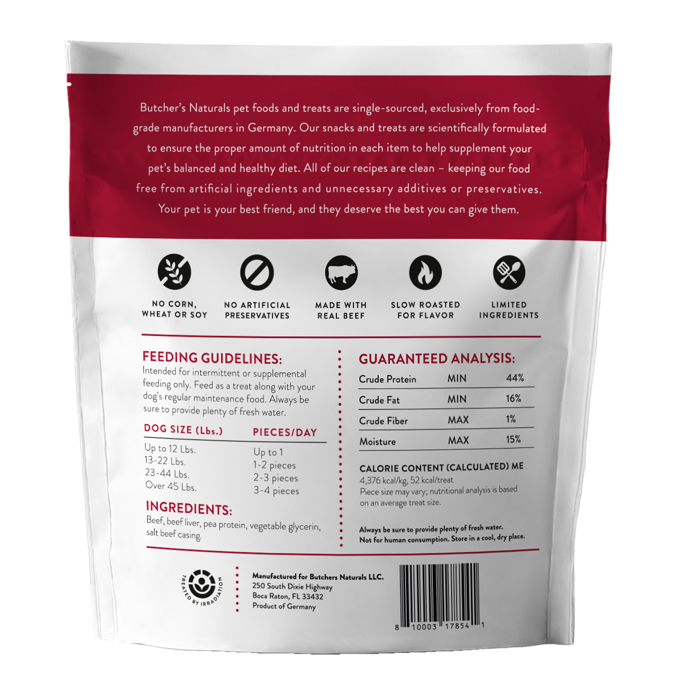 Butcher's Naturals Dry Beef Sausage Training Treats, 10 oz photo 7