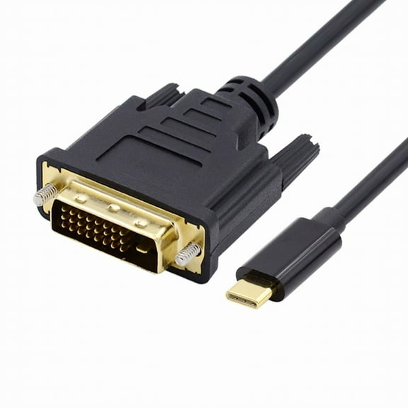 Chenyang USB 3.1 Type C USB-C Source to DVI 1080P 60hz Displays Male Monitor Cable for Laptop 1.8m