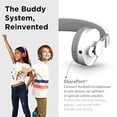 thumbnail image 5 of LilGadgets Untangled Pro On-Ear Wireless Kids Headphones for School, Microphone, Volume Limited, SharePort Technology, SoftTouch Padding, White, 5 of 5