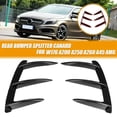 thumbnail image 2 of 4x Car Rear Bumper Lip Spoiler Canards for W176 A200 A250 A45, 2 of 8
