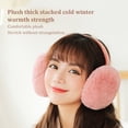 thumbnail image 2 of Cache-oreilles Pliables Cache-Oreilles Chaud Doux Mode Unisexe Adorable Cache-Oreilles Résistant au Froid Hiver Chauffe-Oreilles à Rabat Femmes Intérieur Blanc, 2 of 9